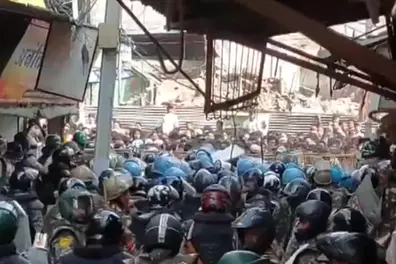 Ujjain Shahi Masjid protest row: Police fire tear gas as crowd opposes demolition