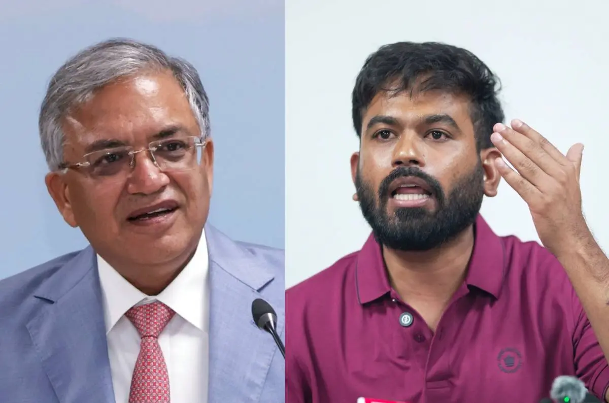 ഗ്യാനേഷ് കുമാർ, അഭിജിത് ദിപ്കെ | PHOTO: PTI