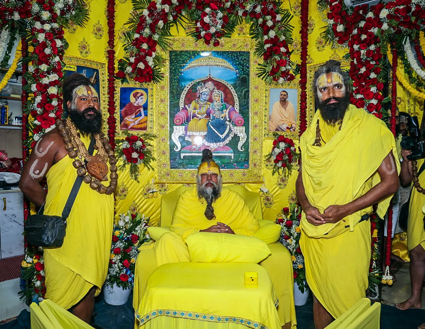 Saint Premanand Ji Maharaj, in Mathura.| Photo: ANI