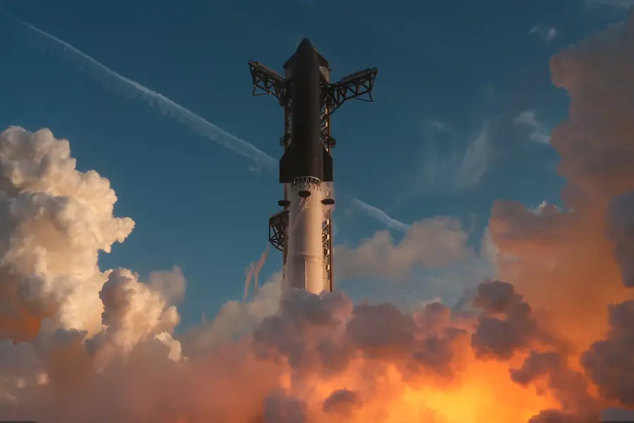 Starship takes aim at orbit for the first time as SpaceX tests the giant rocket’s potential for future lunar missions