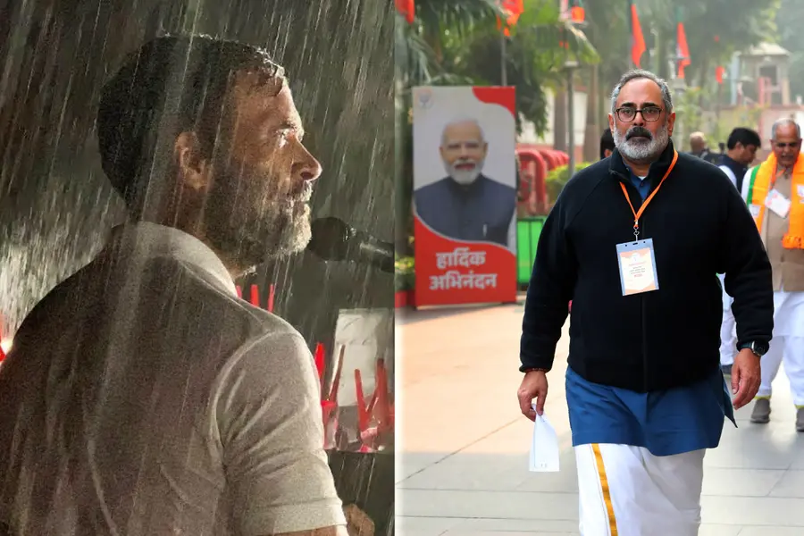 rahul gandhi-Rajeev Chandrasekhar