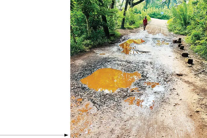 കടവത്ത്-കോട്ടക്കുന്ന് റോഡ് യാത്ര ദുസ്സഹം