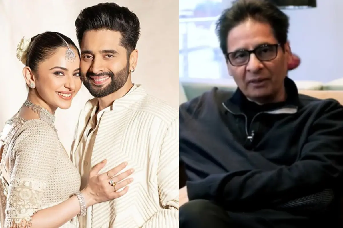 Rakul Preet Singh and filmmaker Vashu Bhagnani are among those linked to the Income Tax Department's searches at 12 Mumbai locations. Photos | Instagram