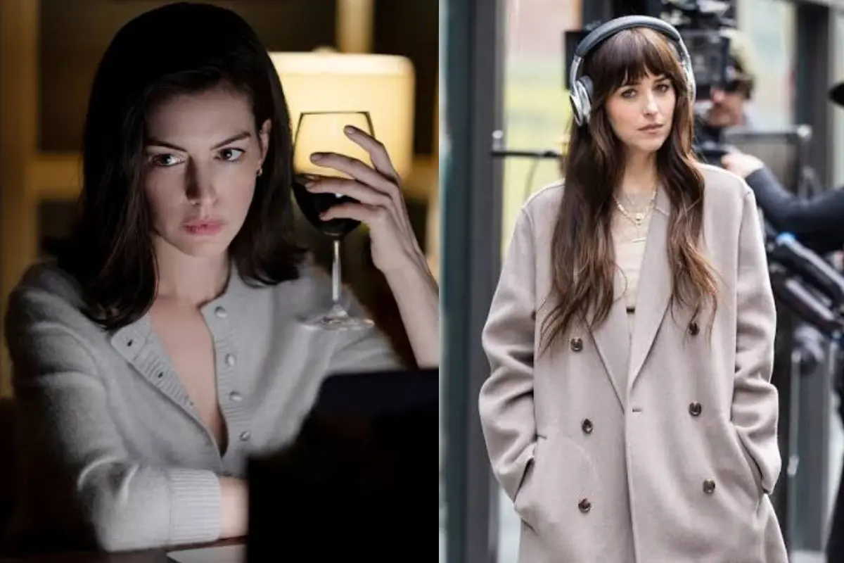 Anne Hathaway and Dakota Johnson in 'Verity.' Photos | X