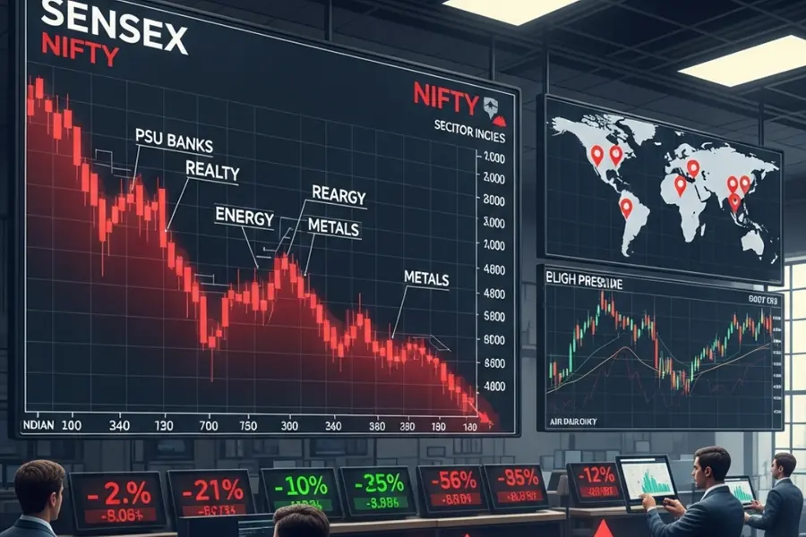 Sensex, Nifty tumble: Is West Asia uncertainty hitting Indian markets?