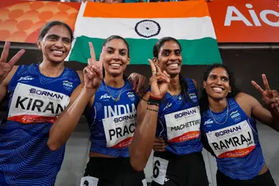 First athletics gold for India at Asian Games 2026 as women’s 4x400m quartet clinches top spot