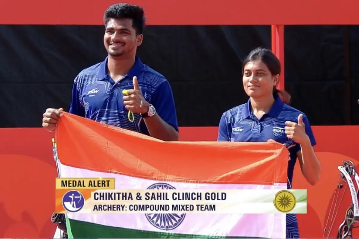 Sahil Jadhav and Chikitha Taniparthi