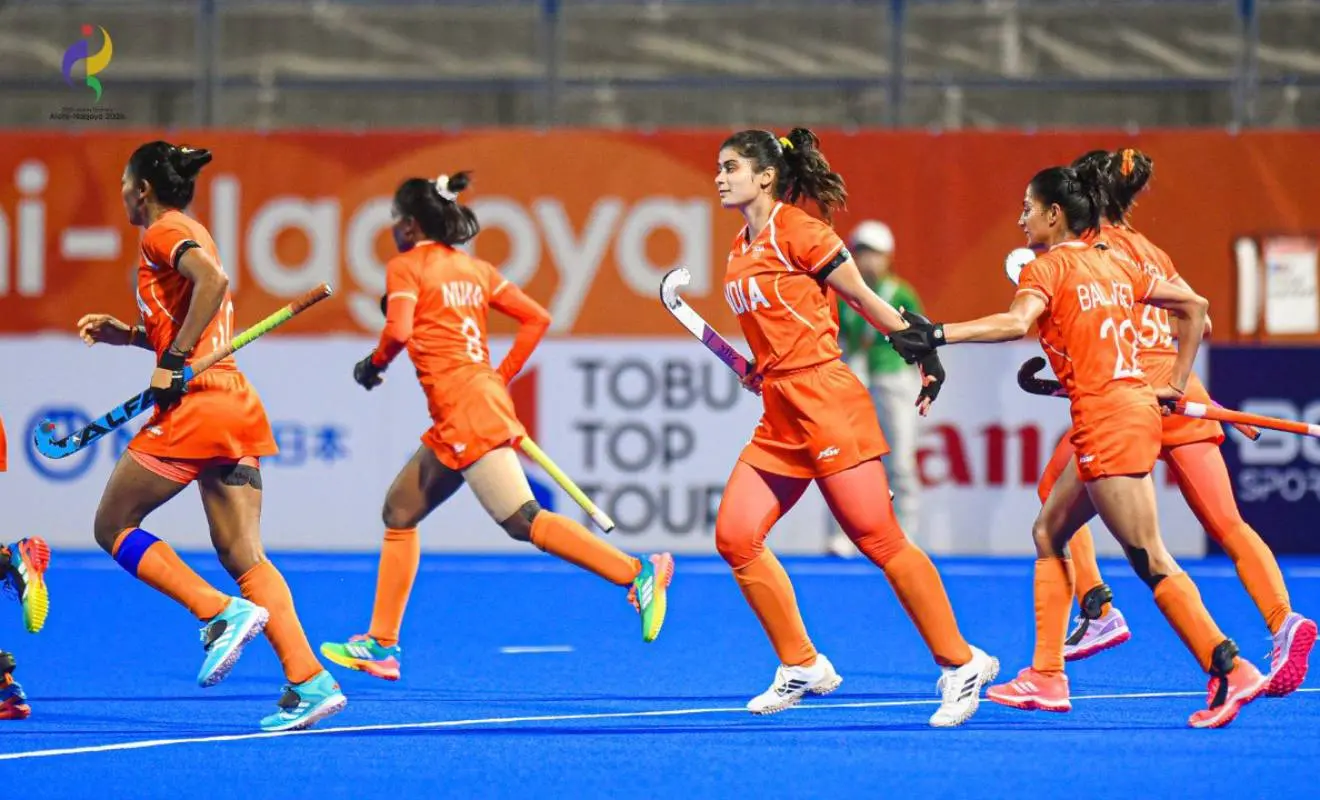 ഇന്ത്യന് ടീമിന്റെ ആഘോഷം | Photo: Hockey India