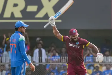 Three centurions: Hope, Campbell and Jangoo hit quick tons as WI raise record-breaking 405/7 against India
