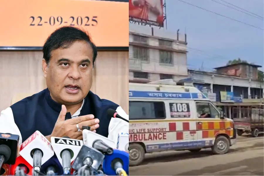 Ambulance stopped for Himanta Biswa Sarma's convoy in Silchar; 4 cops suspended, CM apologises