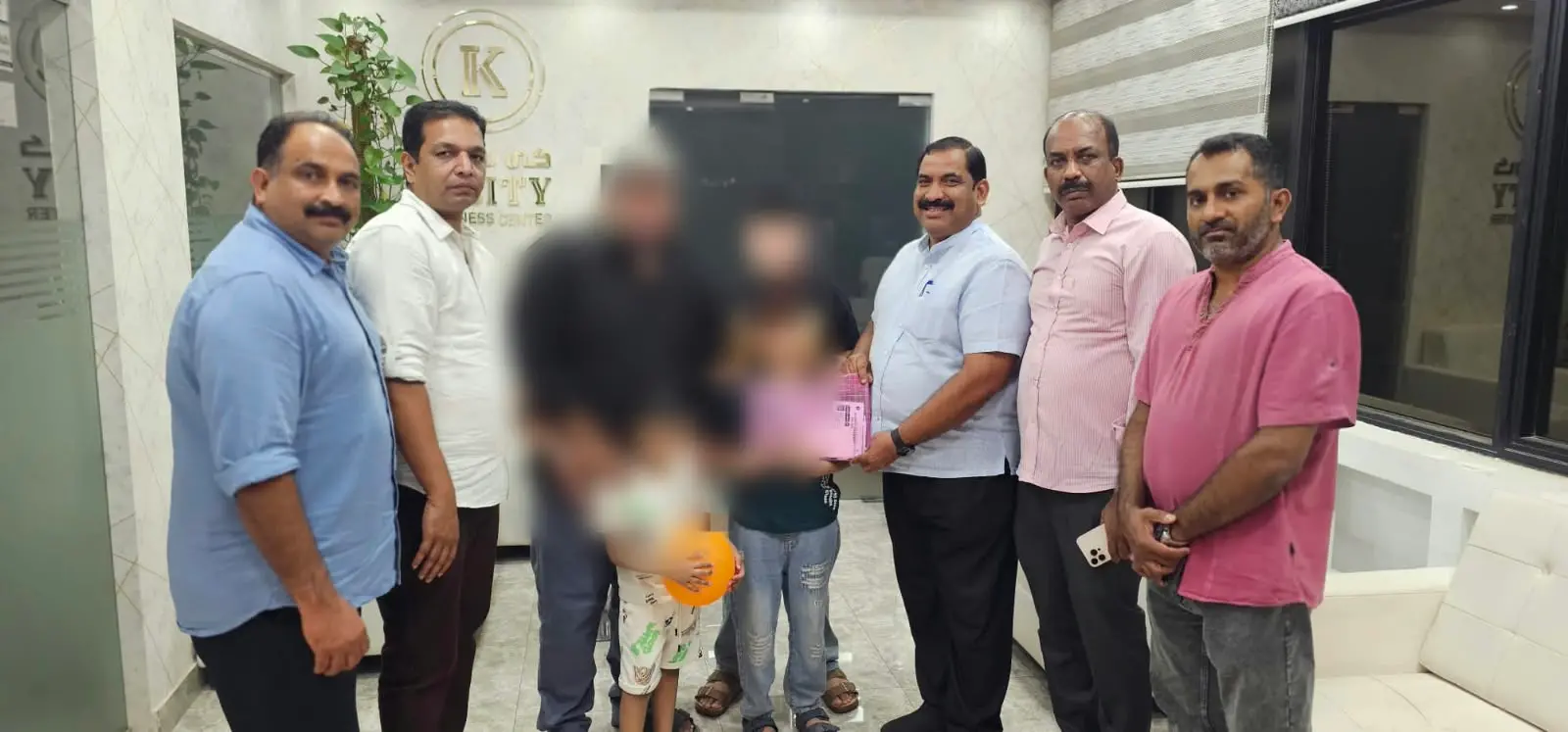 കണ്ണൂരിലേയ്ക്ക് മടങ്ങിയ കുടുംബം