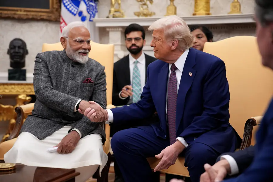 U.S. President Donald Trump and Indian Prime Minister Narendra Modi