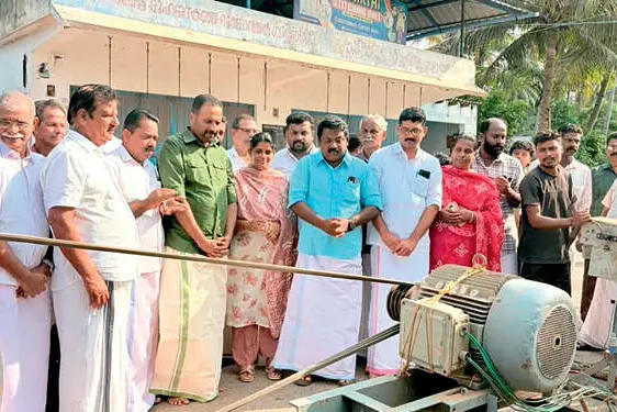 കാട്ടിൽക്കടവ് പാലം; പൈലിങ് തുടങ്ങി