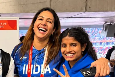 Two generations of long jumpers, one medal moment: Ancy Sojan and Anju Bobby George talk athletics