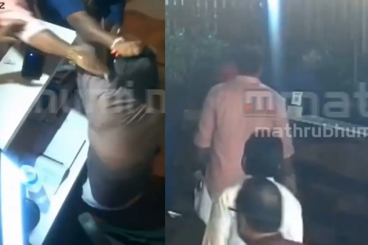 Visuals of the attack