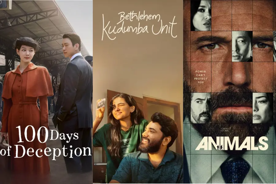 OTT releases this week: Bethlehem Kudumba Unit, 100 Days of Deception, Animals and more