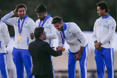 India-Pakistan Asian Games final: No handshakes, no drama; what happened at medal ceremony
