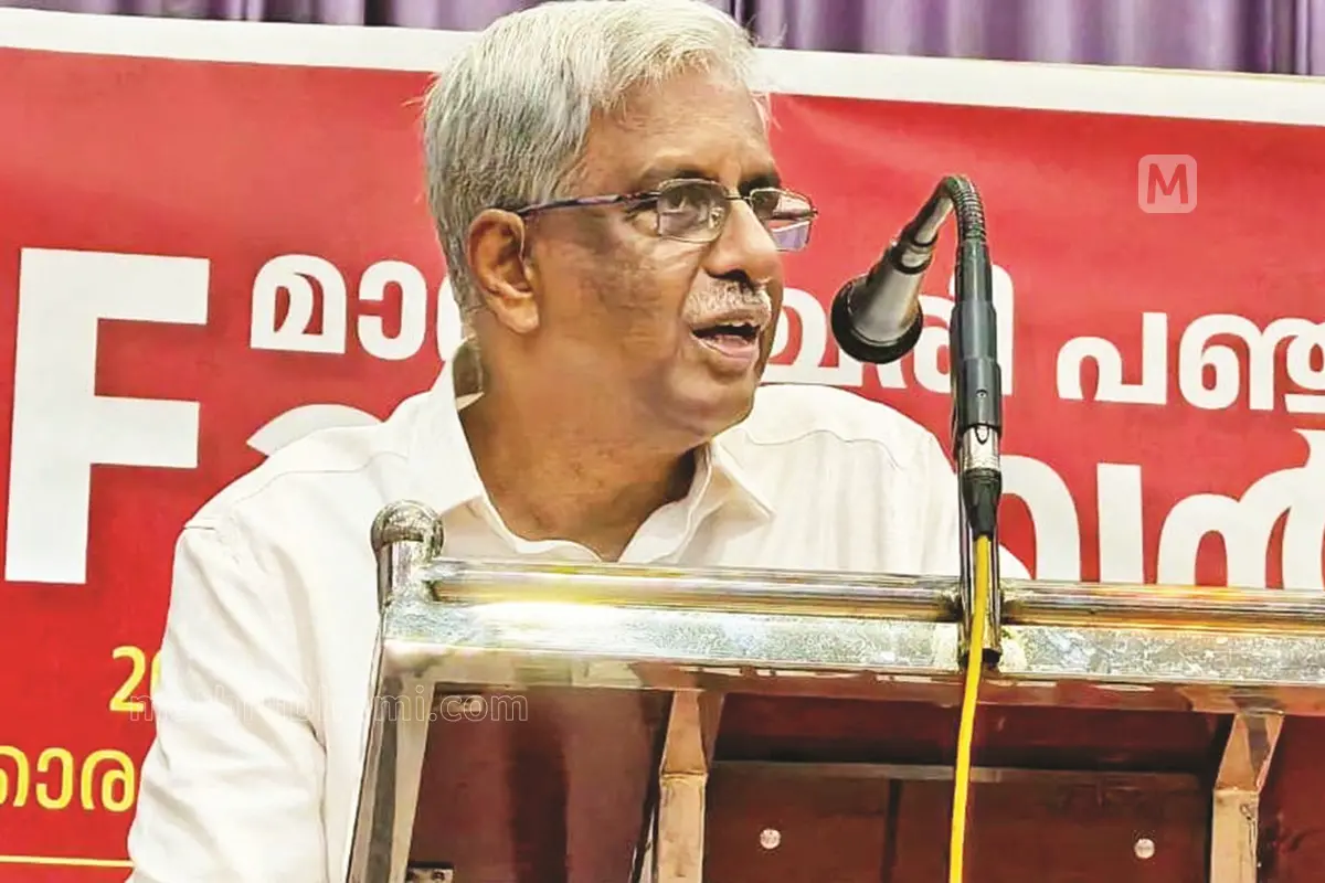 CPM leader P. Nandakumar | Photo: Mathrubhumi