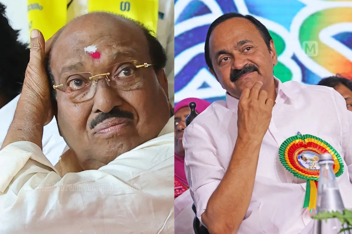 Vellappally Natesan, V.D. Satheesan | Photos: Mathrubhumi