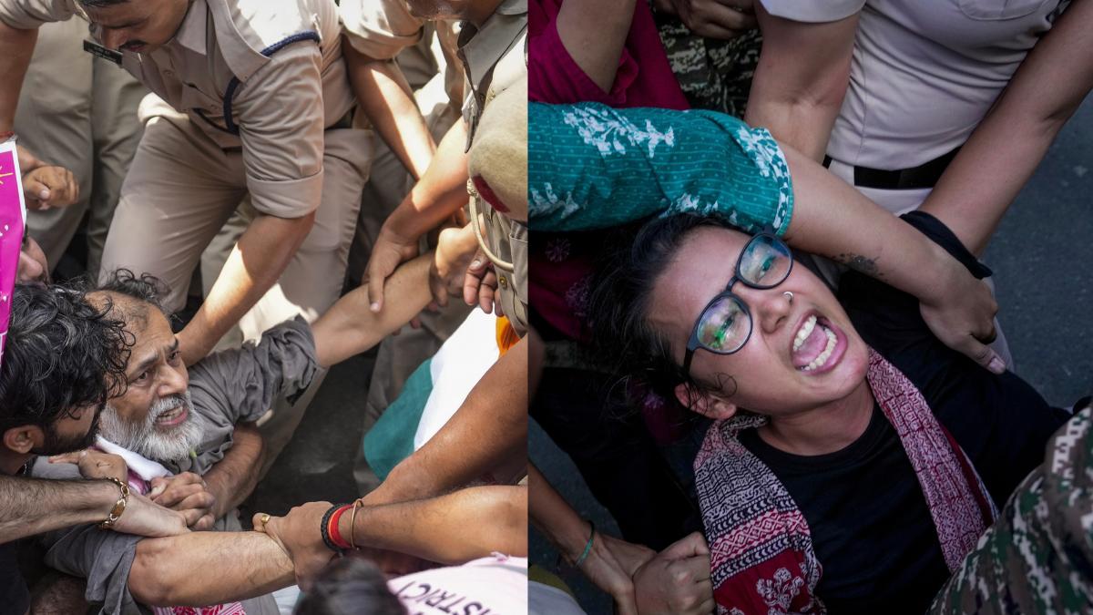 Around 150 protesters detained during march towards Jantar Mantar