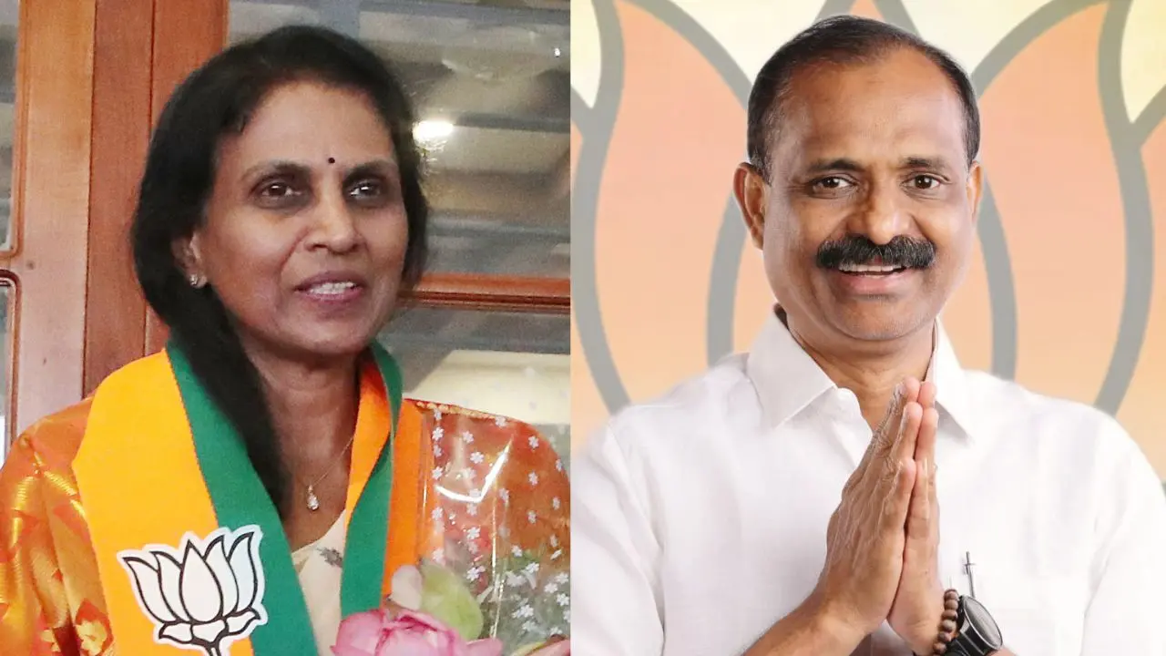ആർ. ശ്രീലേഖ | ചിത്രം: ബിജു വർഗീസ്, മാതൃഭൂമി | വി.വി. രാജേഷ് | Image Credit: @officialpagevvrajesh FB