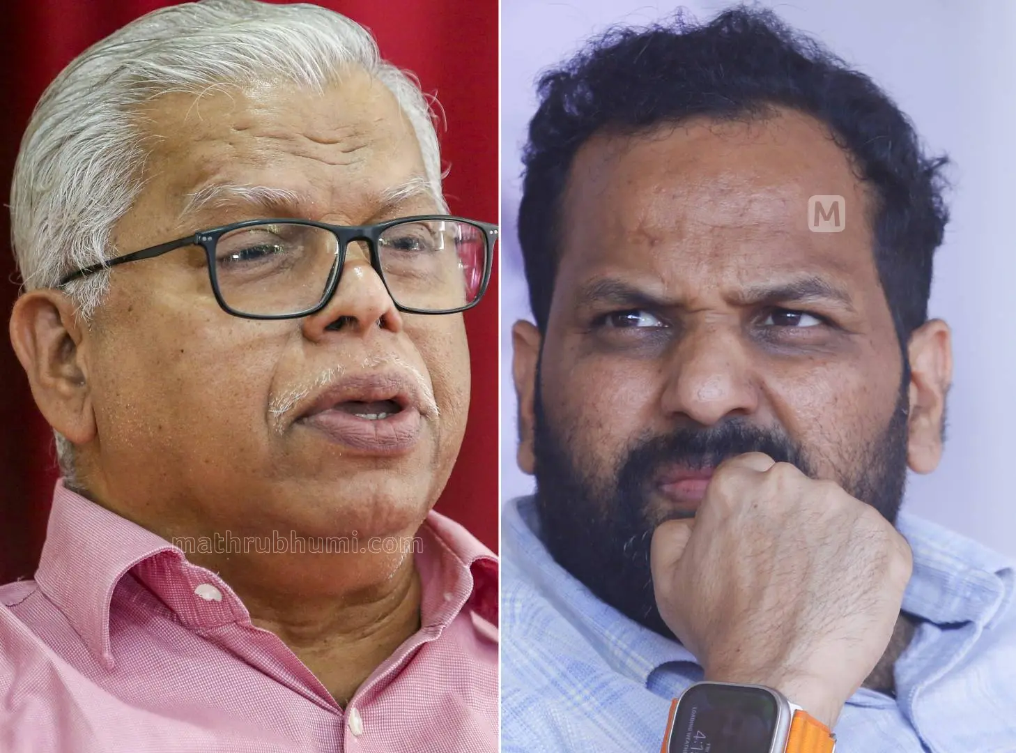 എം.വി. ജയരാജൻ, ബിനീഷ് കോടിയേരി | Photo: Mathrubhumi