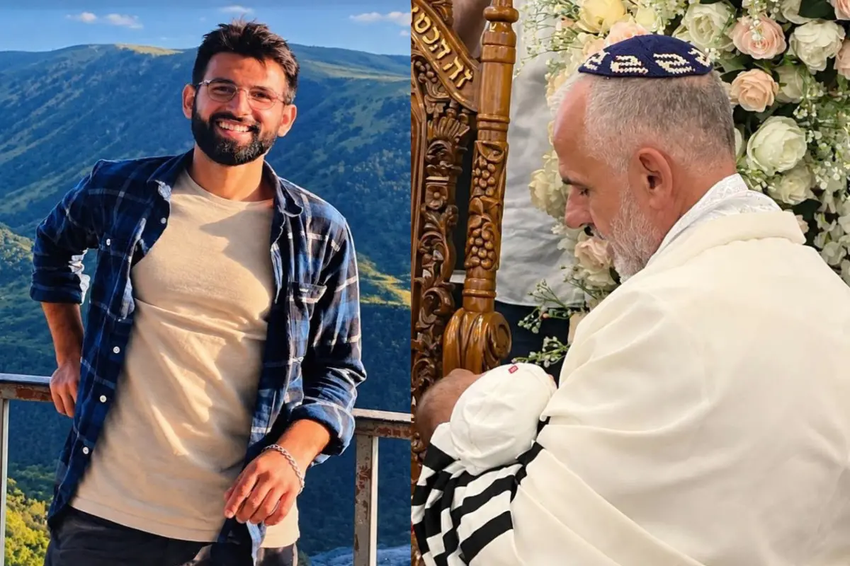 Bereaved father Yigal Sarusi (right), Son Almog Sarusi who was killed in Hamas captivity | Photo: Facebook/@Chaim Broyde