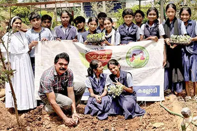 കല്ലോടി സെയ്ന്റ് ജോസഫ്സ് യു.പി. സ്കൂളിൽ ‘ഹരിതാമൃതം’ പദ്ധതി