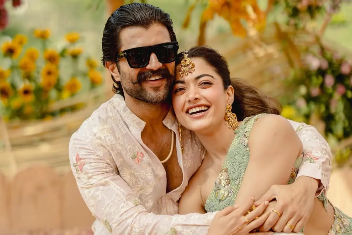 Vijay Deverakonda reveals how often Rashmika Mandanna tells him "I love you". Photo | Instagram