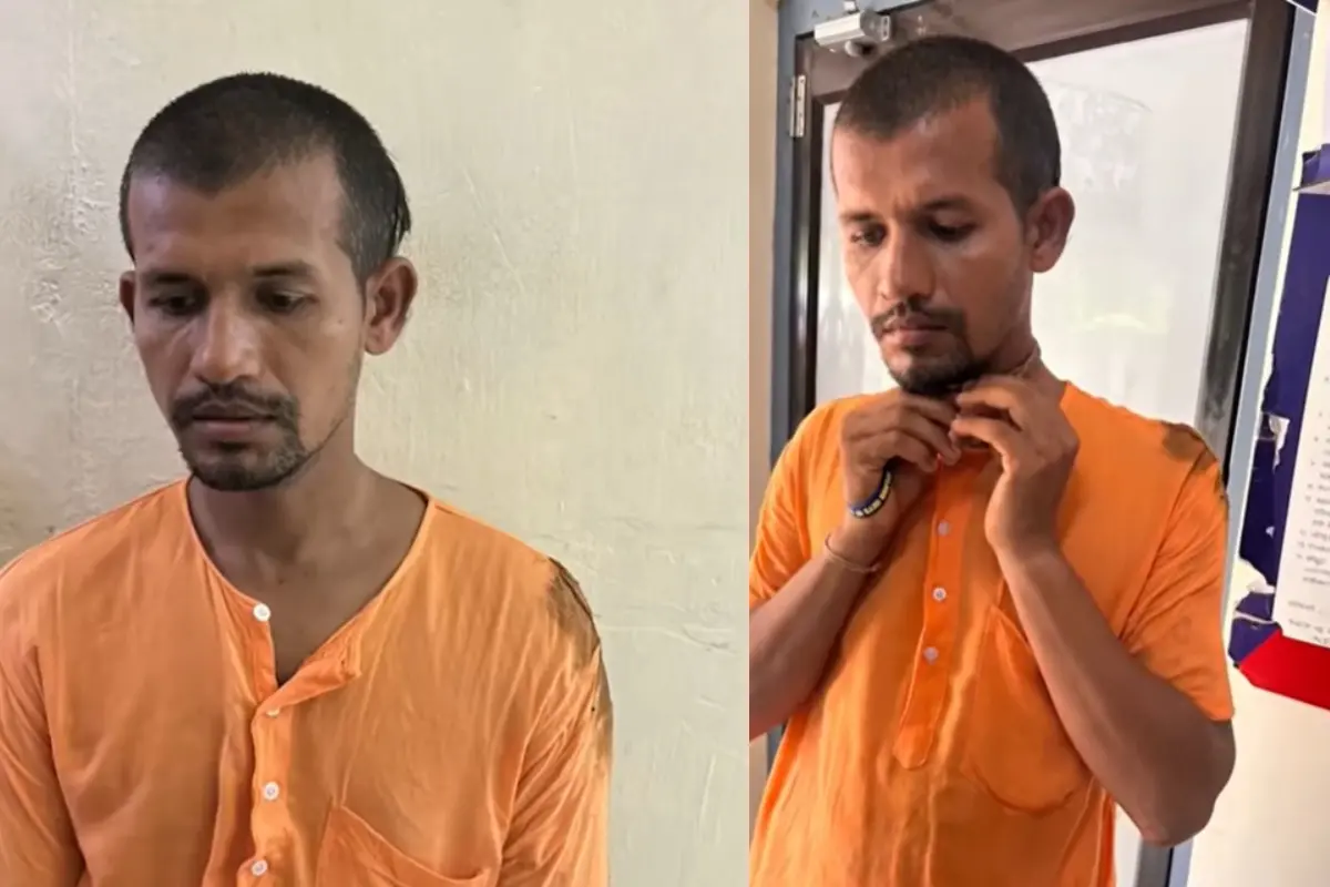 പിടിയിലായ സന്യാസി
