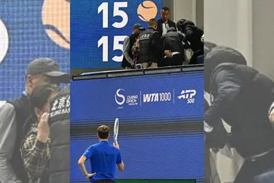 Daniil Medvedev disqualified from China Open after hitting spectator with ball