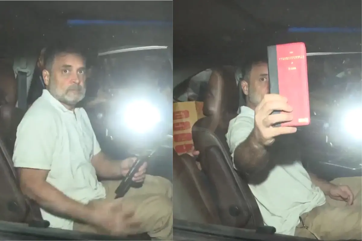 Rahul Gandhi released after Delhi detention