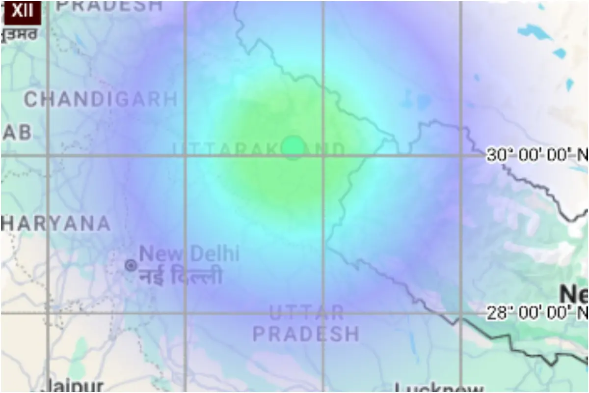 ഭൂചലനത്തിന്റെ പ്രഭവകേന്ദ്രം | Photo: X/ National Center for Seismology
