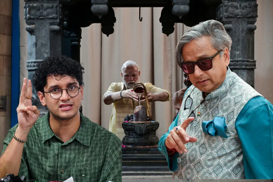 saurav das-shashi tharoor-modi