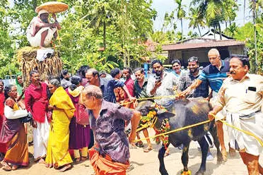 ആചാരത്തനിമയോടെ കരുവന്നൂർ പോത്തോട്ടോണം