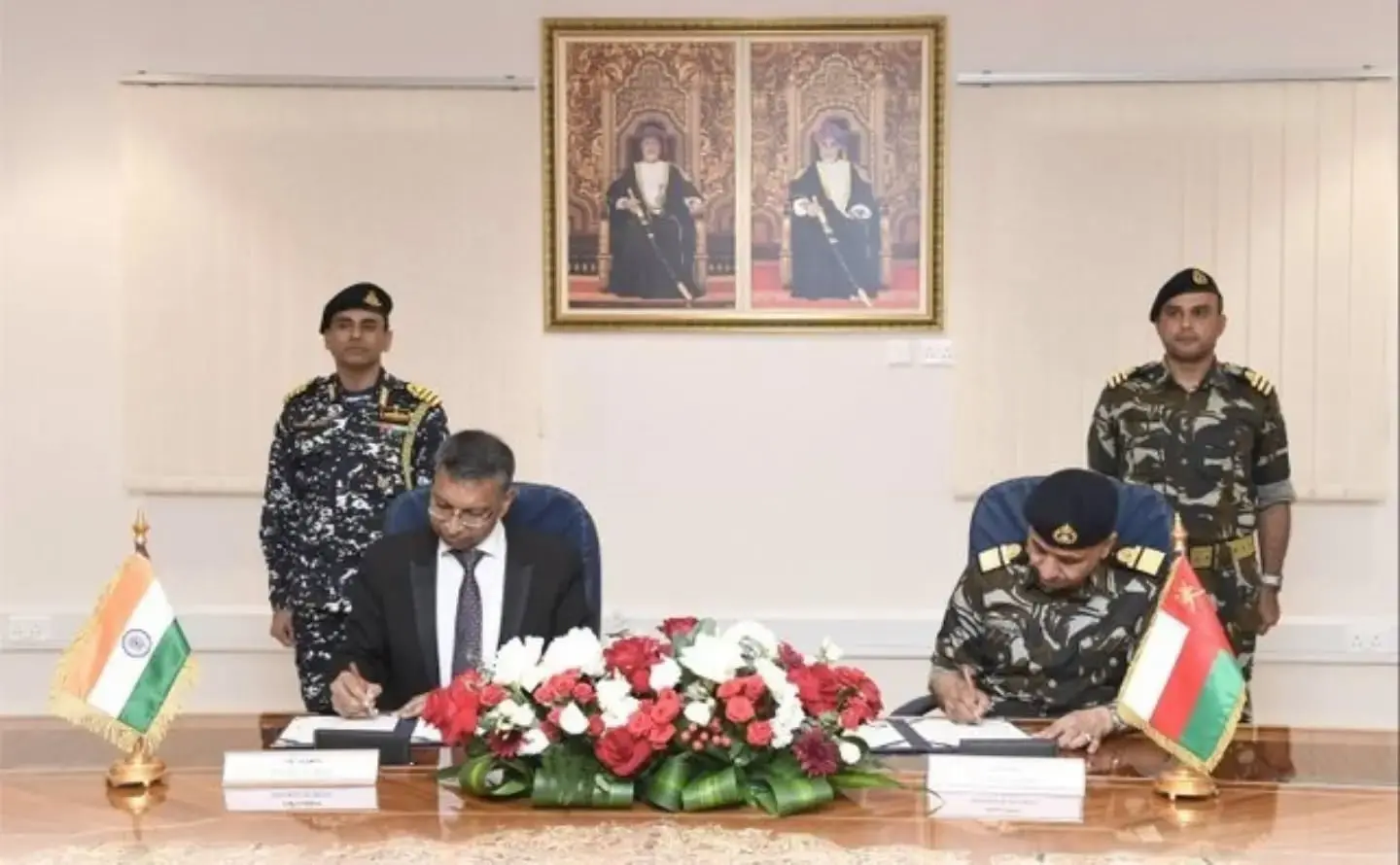 ധാരണാപത്രം ഒപ്പുവെക്കുന്നു