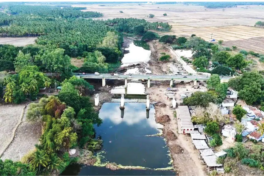 പഴനി ഷൺമുഖനദി ശുചീകരണം പുരോഗമിക്കുന്നു