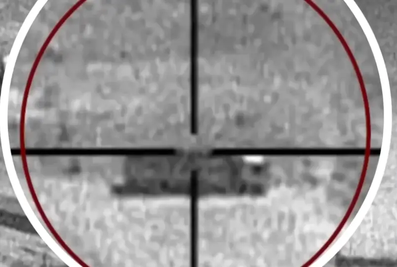 A screengrab of footage shows the Royal Saudi Air Force destroying an Ansarallah ballistic missile launcher in Sanaa, Yemen