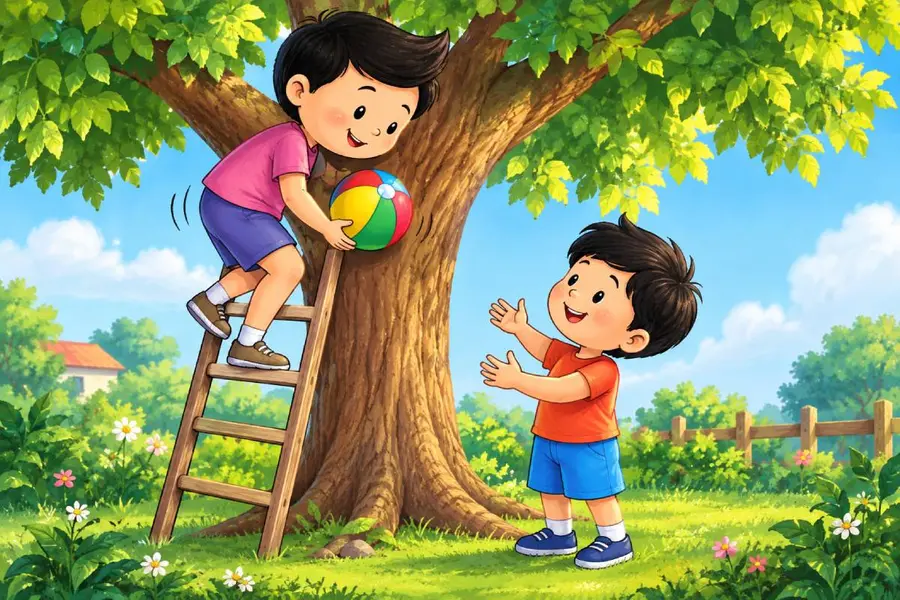 ball with boy