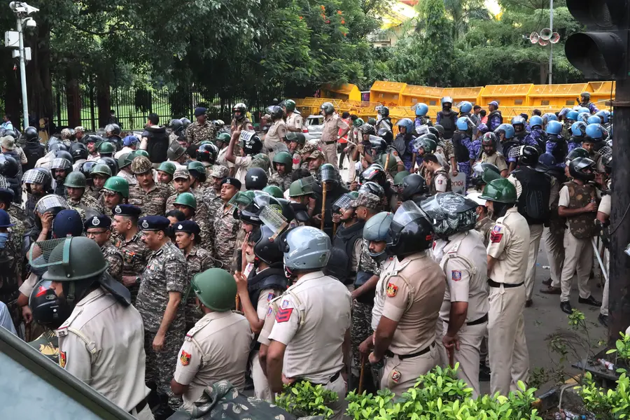 delhi police jantar mantar