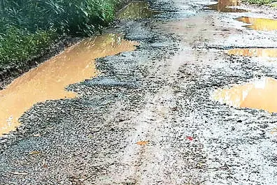 തെന്നൂർ-ചെറ്റച്ചൽ റോഡിൽ പൊട്ടിപ്പൊളിയാൻ ഇനി ബാക്കിയില്ല