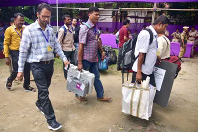Assam and Puducherry bypolls: Early trends emerge as vote counting begins