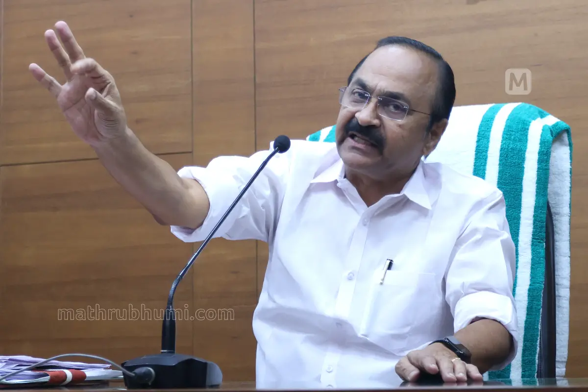 മുഖ്യമന്ത്രി വി.ഡി. സതീശൻ | ചിത്രം: മാതൃഭൂമി