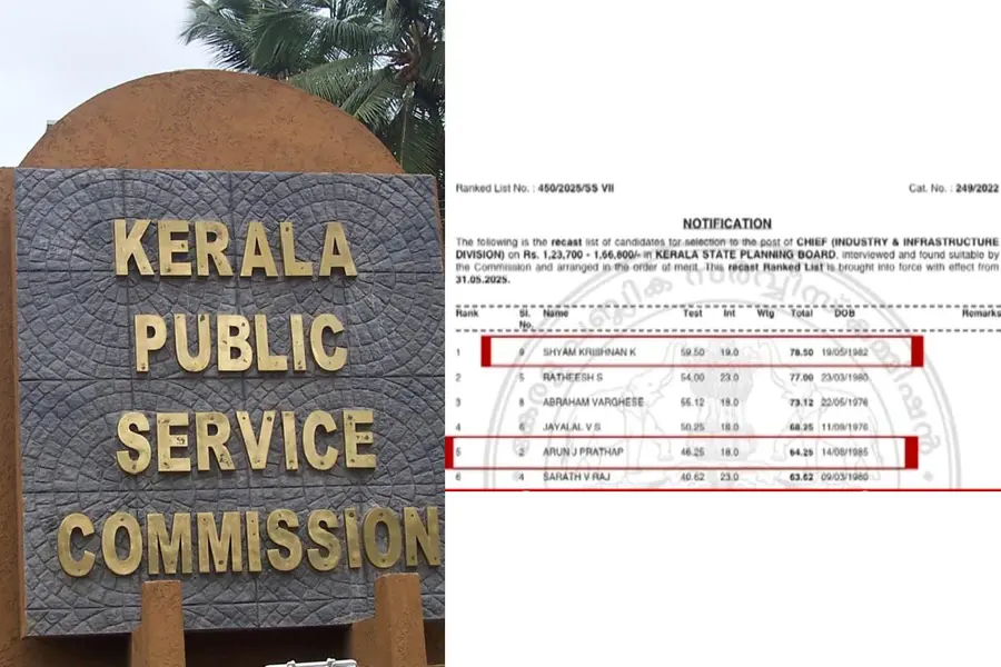 വിവാദ PSC പുനഃമൂല്യനിർണയം; പരാതിക്കാരന് ഒന്നാംറാങ്ക്, ആദ്യ സ്ഥാനക്കാരൻ അഞ്ചാമത്