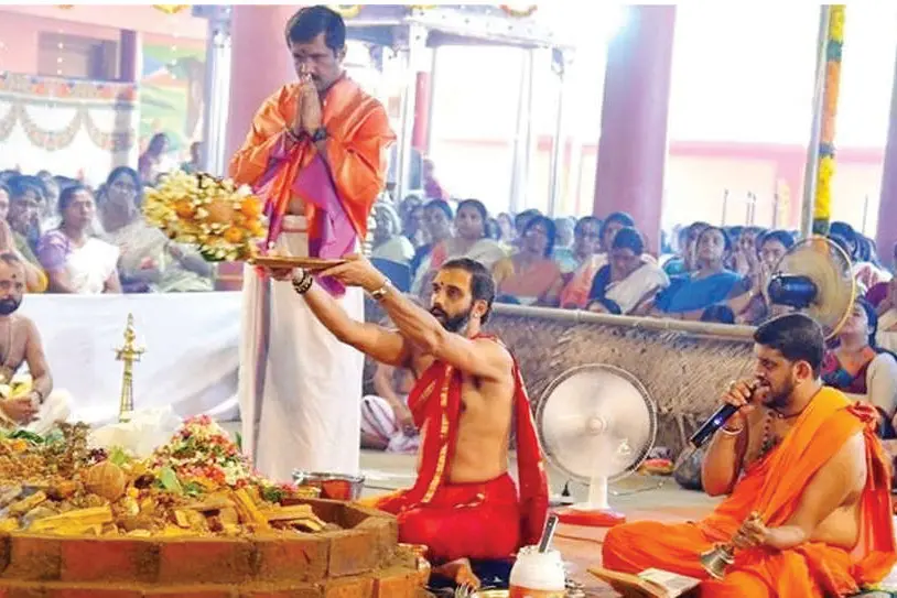 തോട്ടമൺകാവിൽ അംബായാഗം തുടങ്ങി