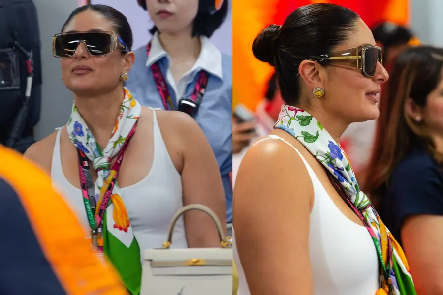 Kareena Kapoor Khan’s Grand Prix look goes viral; fans say, ‘She really said hold my Taimur’