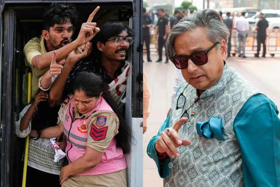tharoor_delhi_protest