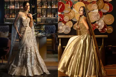 Crimson mirrors, sheer capes and appliqué fishtails: Best looks from Great Indian Wedding Book 6th edition