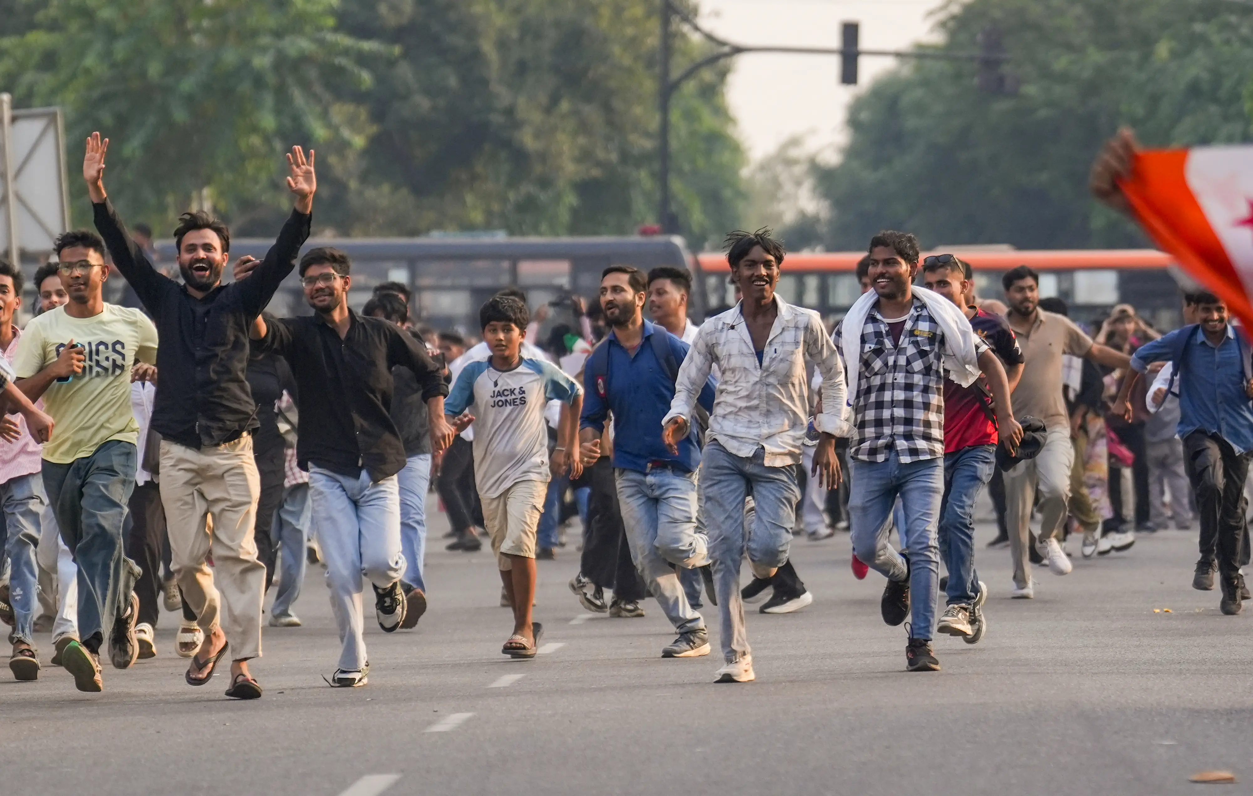 ഡൽഹി സമരത്തിൽ നിന്ന് | Photo: PTI