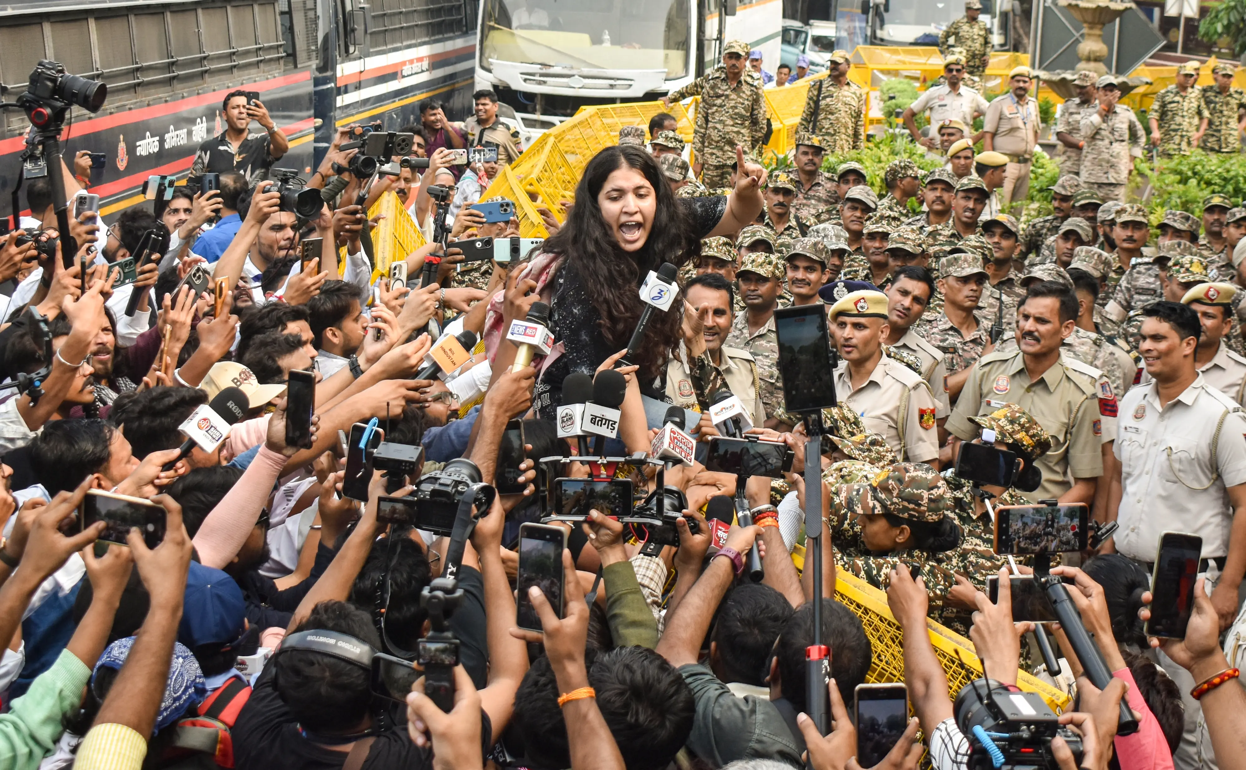 ഡൽഹി പ്രക്ഷോഭത്തിൽ നിന്ന് | Photo: PTI